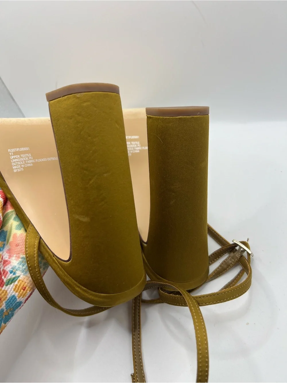 Steve Madden olive Platform Block Heel Sandals